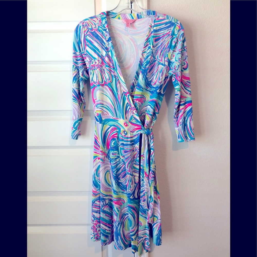 ❌SOLD❌ Lilly Pulitzer Emelia Wrap Dress sz XS